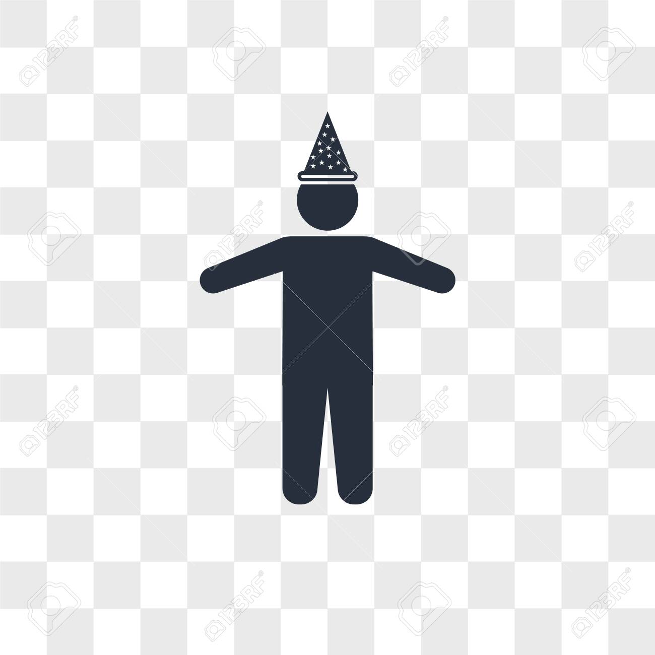 Man with birthday hat vector icon isolated on transparent background, Man with birthday hat logo concept - 150640938 Man with birthday hat vector icon isolated on transparent background, Man with birthday hat logo concept - 150640938