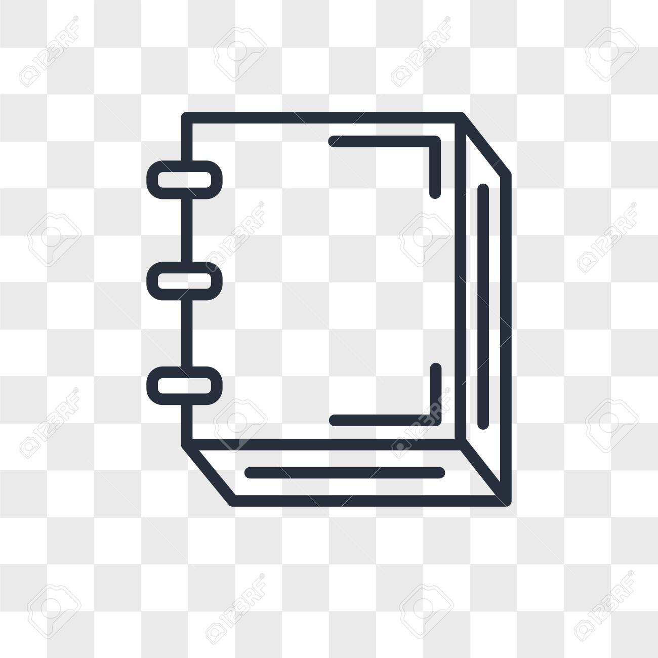Notebook vector icon isolated on transparent background, Notebook logo concept - 150639196 Notebook vector icon isolated on transparent background, Notebook logo concept - 150639196
