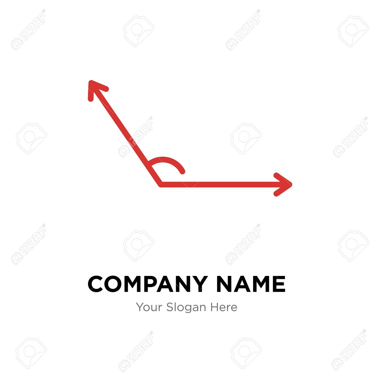 angle company logo design template angle logotype vector icon angle template
