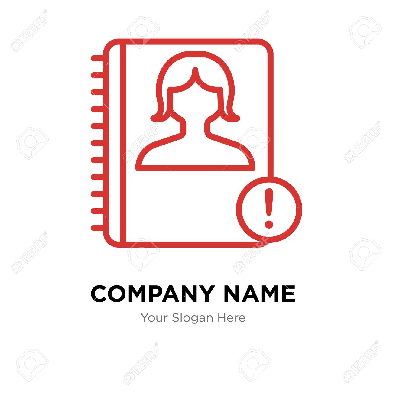 agenda company logo design template agenda logotype vector icon company agenda