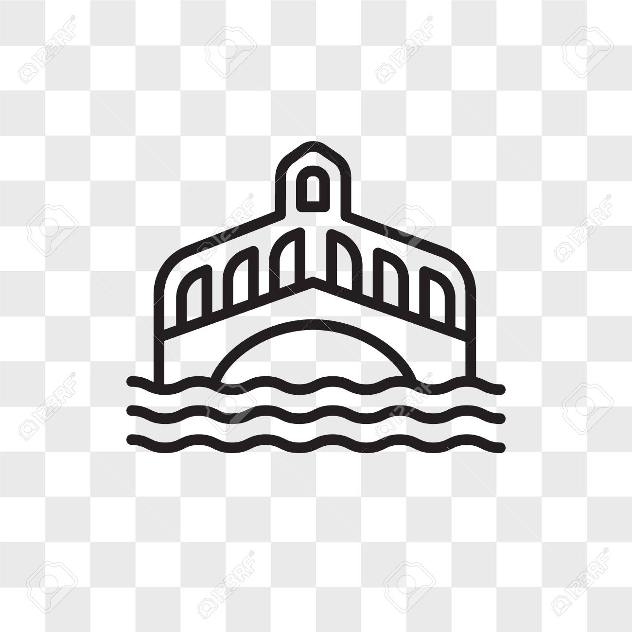 Venice Vector Icon Isolated On Transparent Background, Venice Logo Concept  Royalty Free SVG, Cliparts, Vectors, and Stock Illustration. Image  106750463., image size:1300x1300