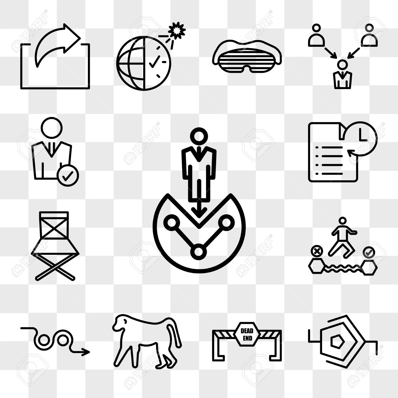 Set Of 13 Transparent Editable Icons Such As Customer Segmentation Royalty Free Cliparts Vectors And Stock Illustration Image 111890747