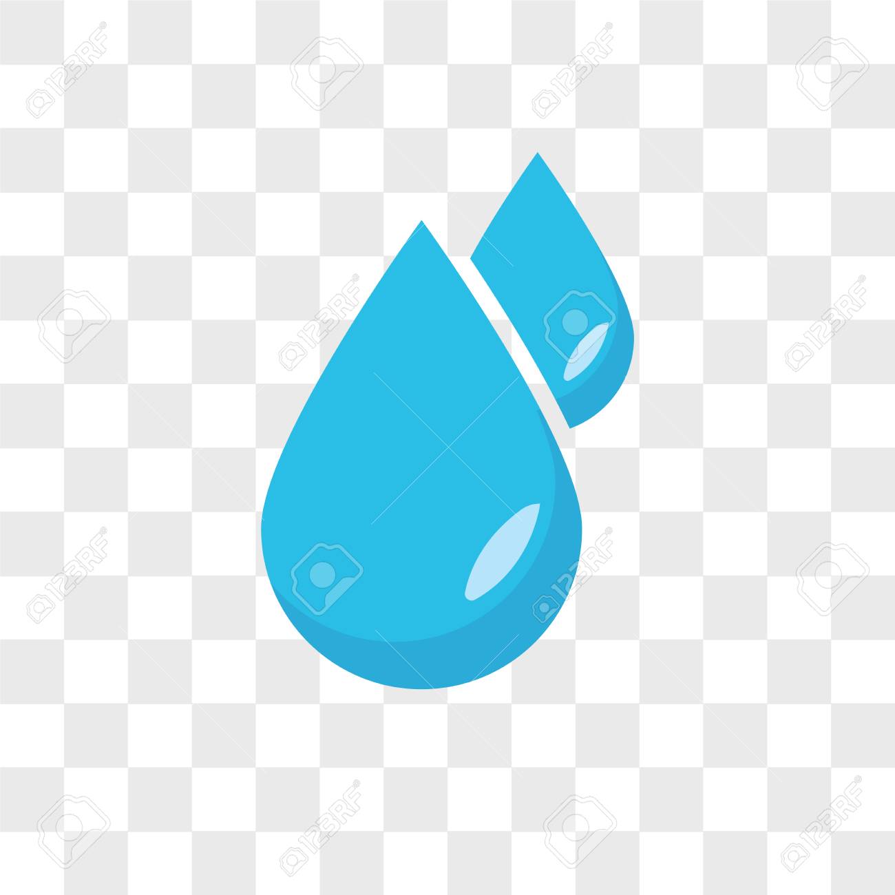 Water Vector Icon Isolated On Transparent Background Water Logo Concept Royalty Free Cliparts Vectors And Stock Illustration Image 106810119