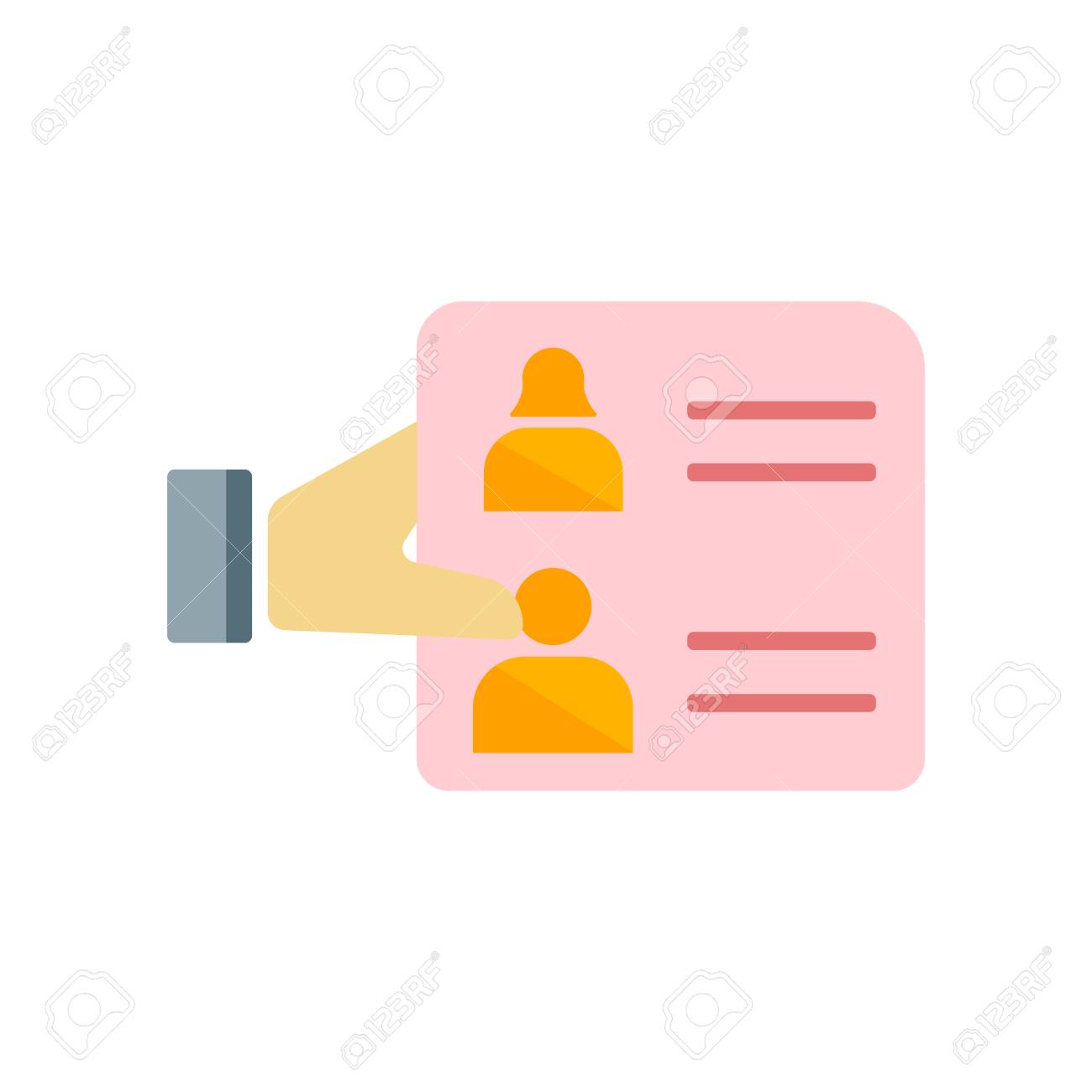 guest list icon vector isolated on white background for your guest list app free