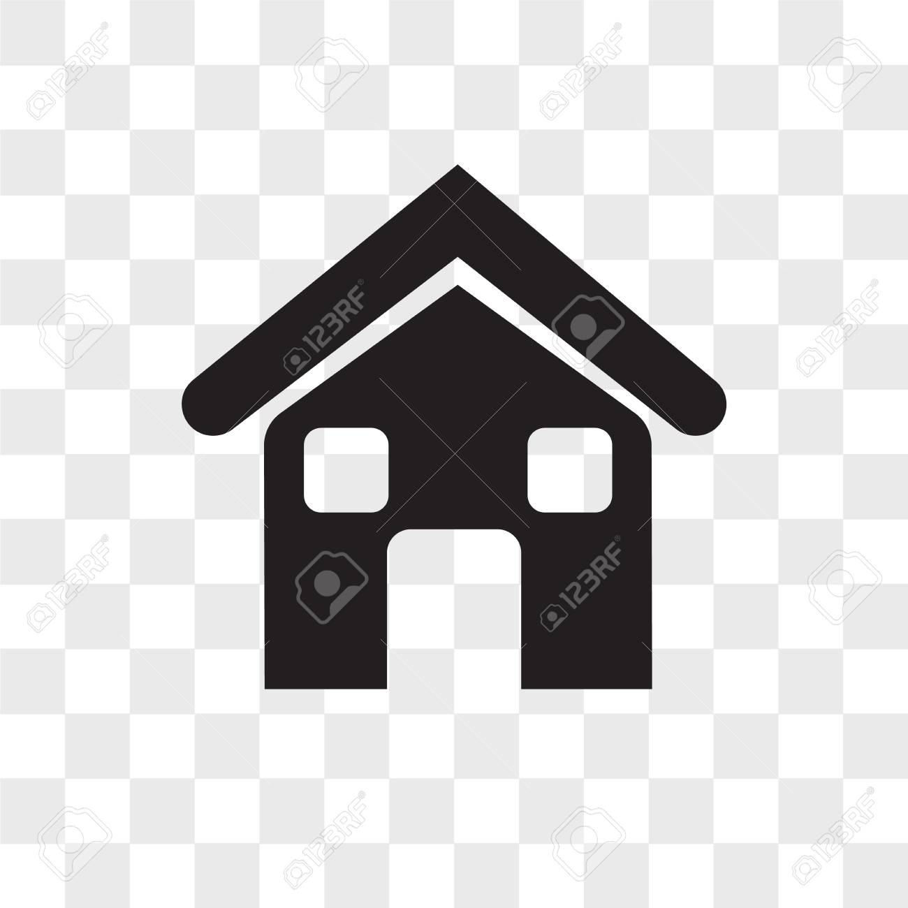 Get Transparent Background Home Vector Icon