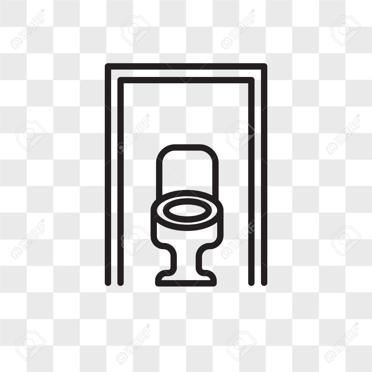 Toilet Vector Icon Isolated On Transparent Background, Toilet Logo Concept  Royalty Free SVG, Cliparts, Vectors, and Stock Illustration. Image  108262336., image size:1300x1300