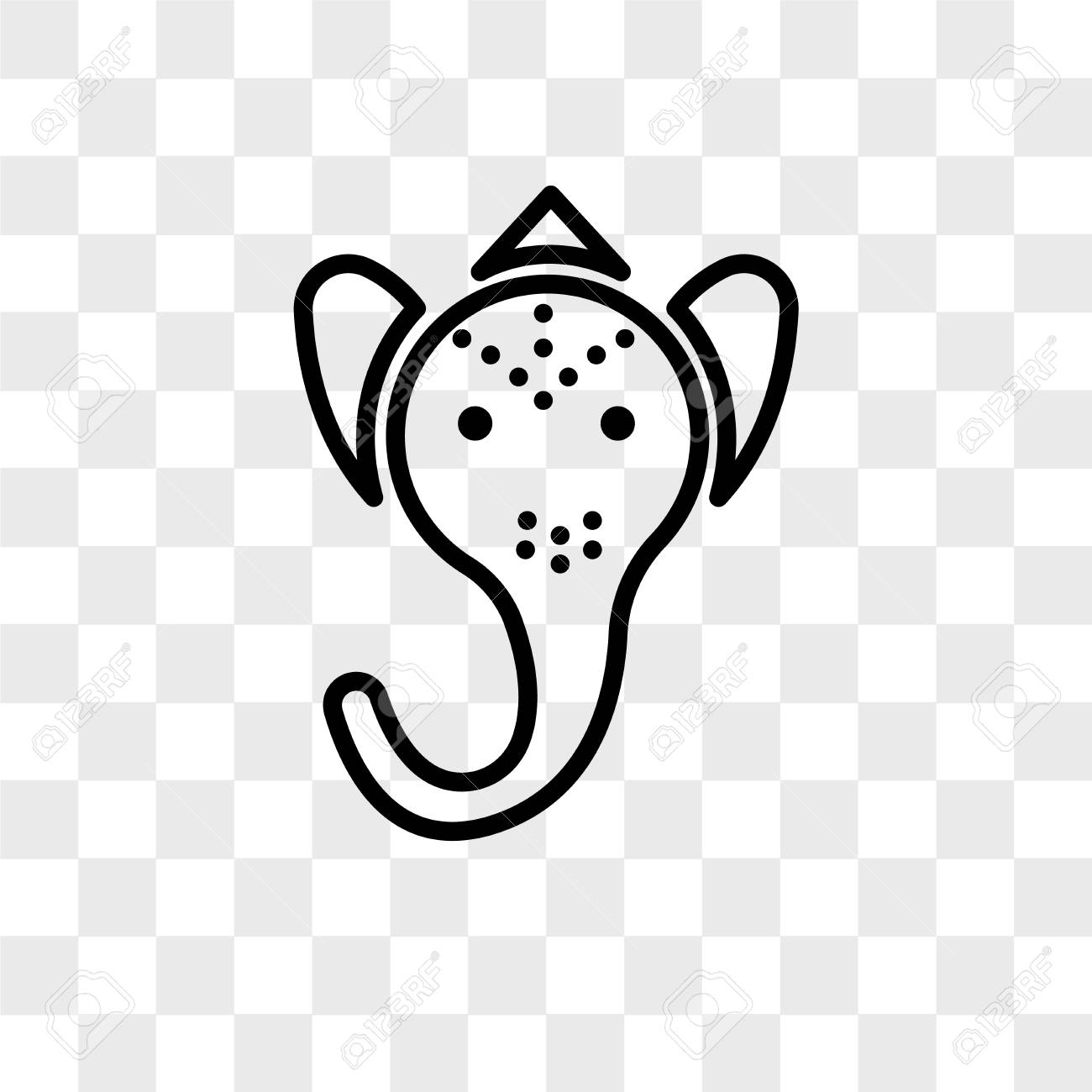 ganesha vector icon isolated on transparent background ganesha royalty free cliparts vectors and stock illustration image 108273898 ganesha vector icon isolated on transparent background ganesha