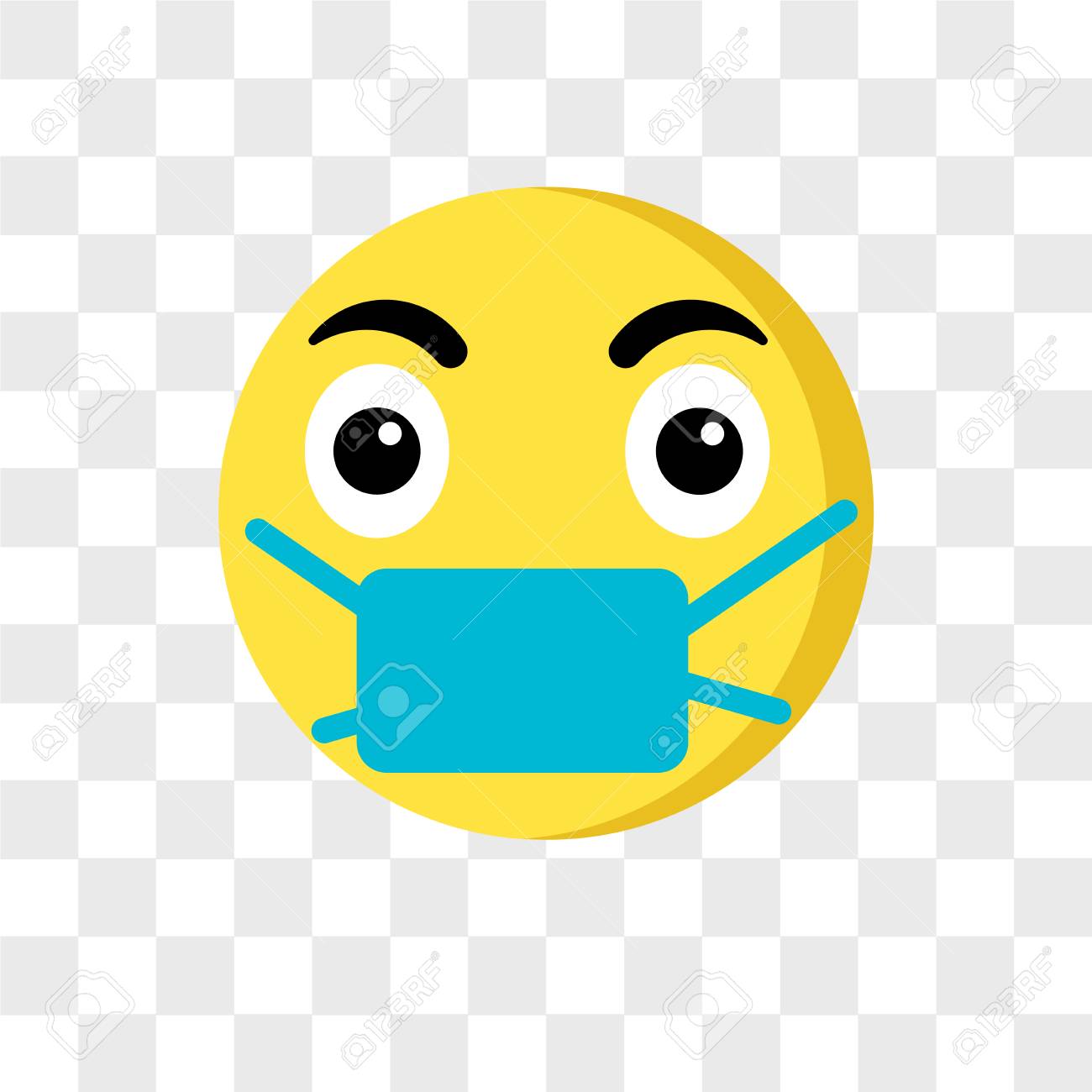 Sick Vector Icon Isolated On Transparent Background Sick Logo Concept Royalty Free Cliparts Vectors And Stock Illustration Image 108674293