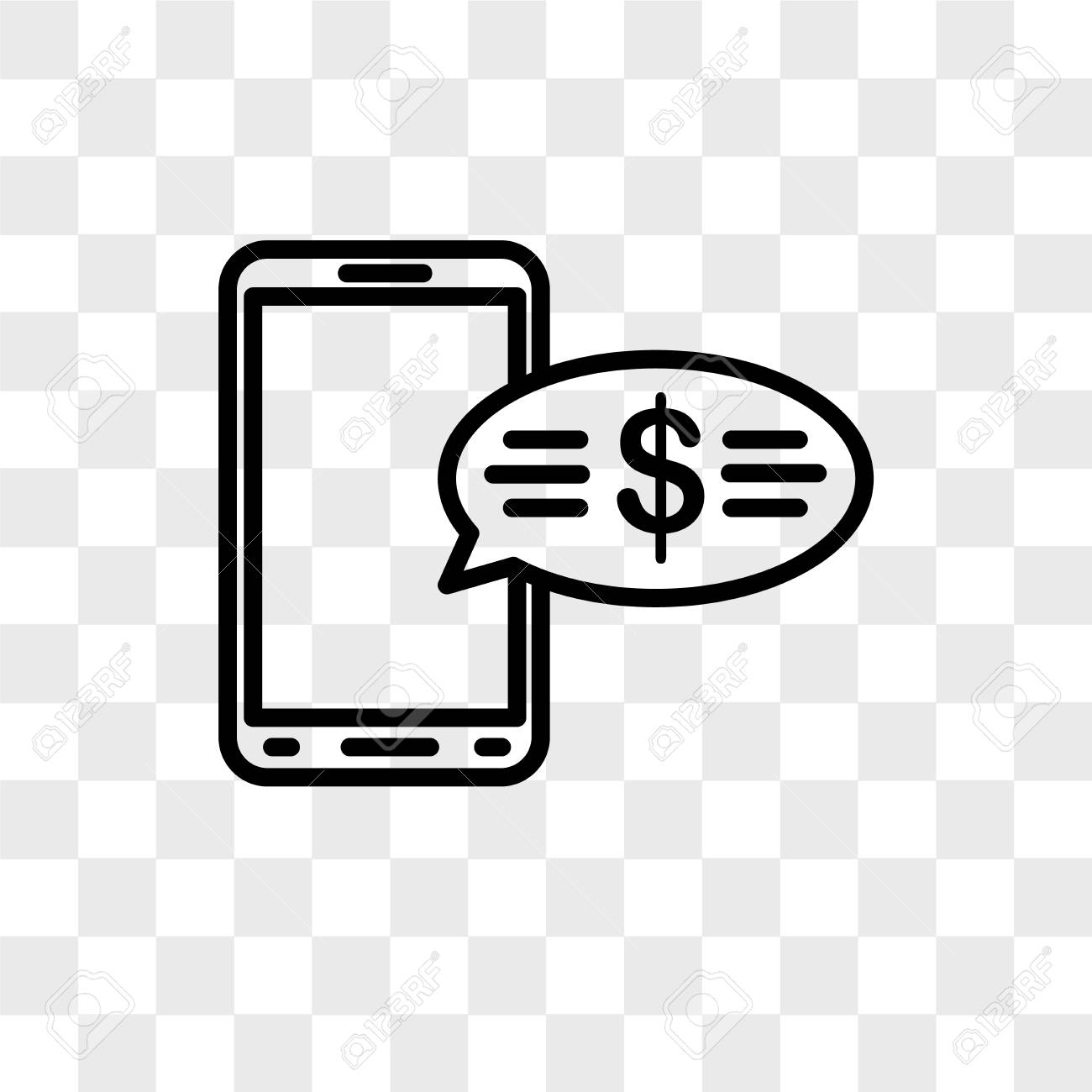 Online Banking Vector Icon Isolated On Transparent Background Online Banking Logo Concept Royalty Free Cliparts Vectors And Stock Illustration Image 108911710