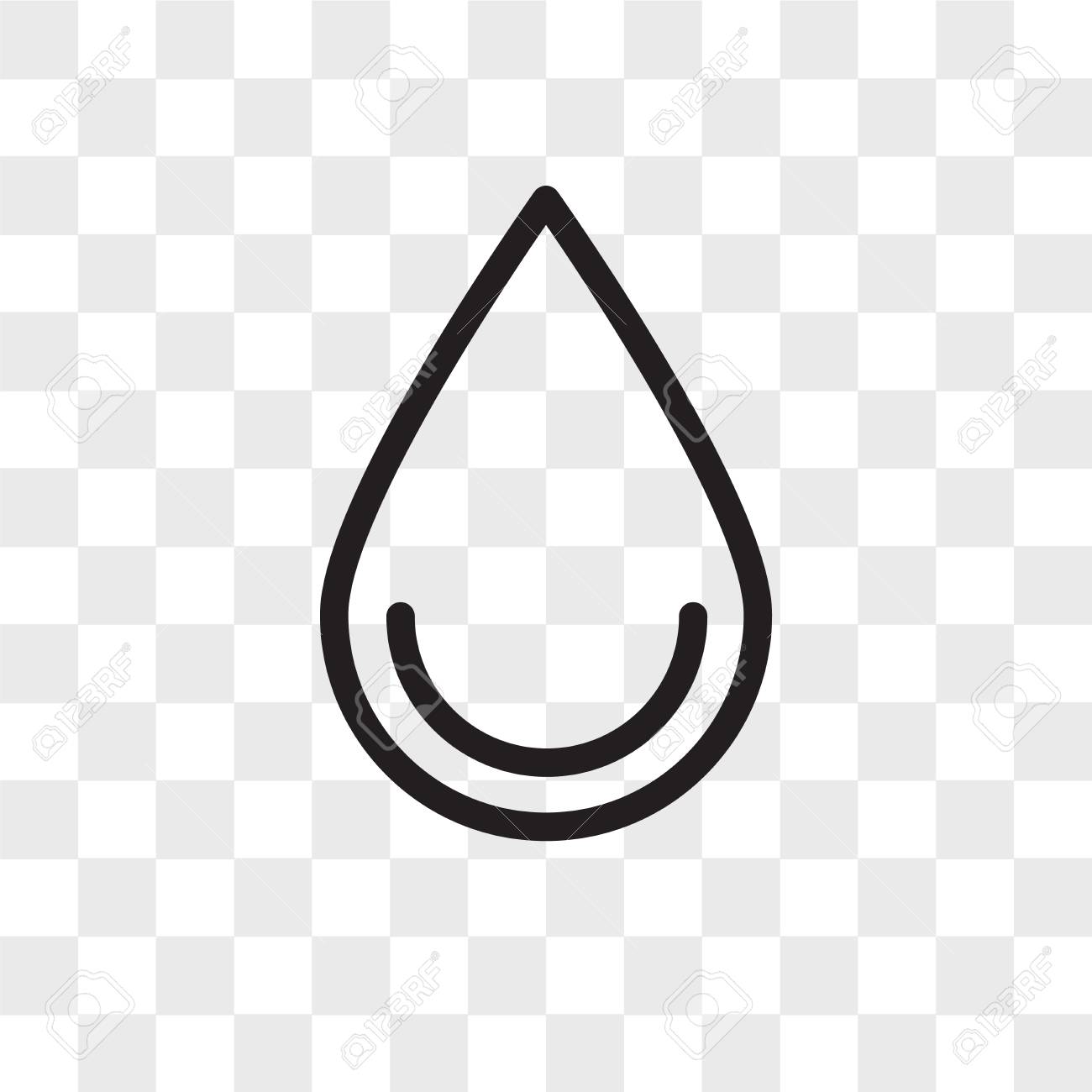 Water Vector Icon Isolated On Transparent Background Water Logo Concept Royalty Free Cliparts Vectors And Stock Illustration Image 109063638
