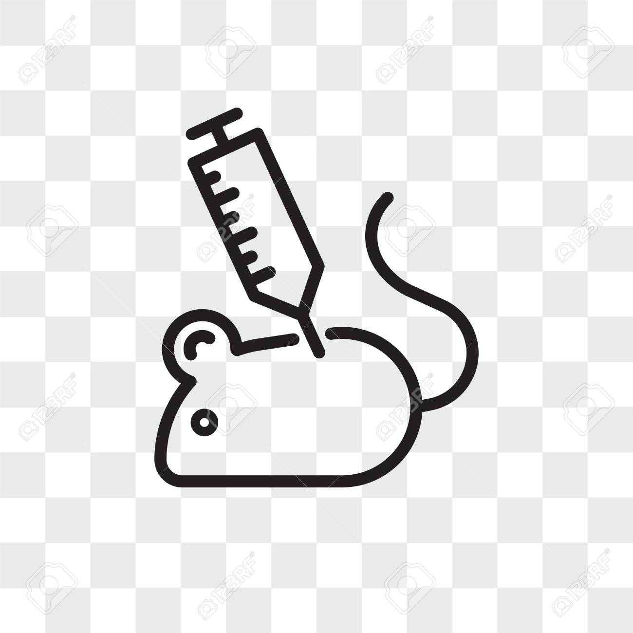 Animal Experimentation Vector Icon Isolated On Transparent Background Animal Experimentation Logo Concept Royalty Free Cliparts Vectors And Stock Illustration Image 109316539