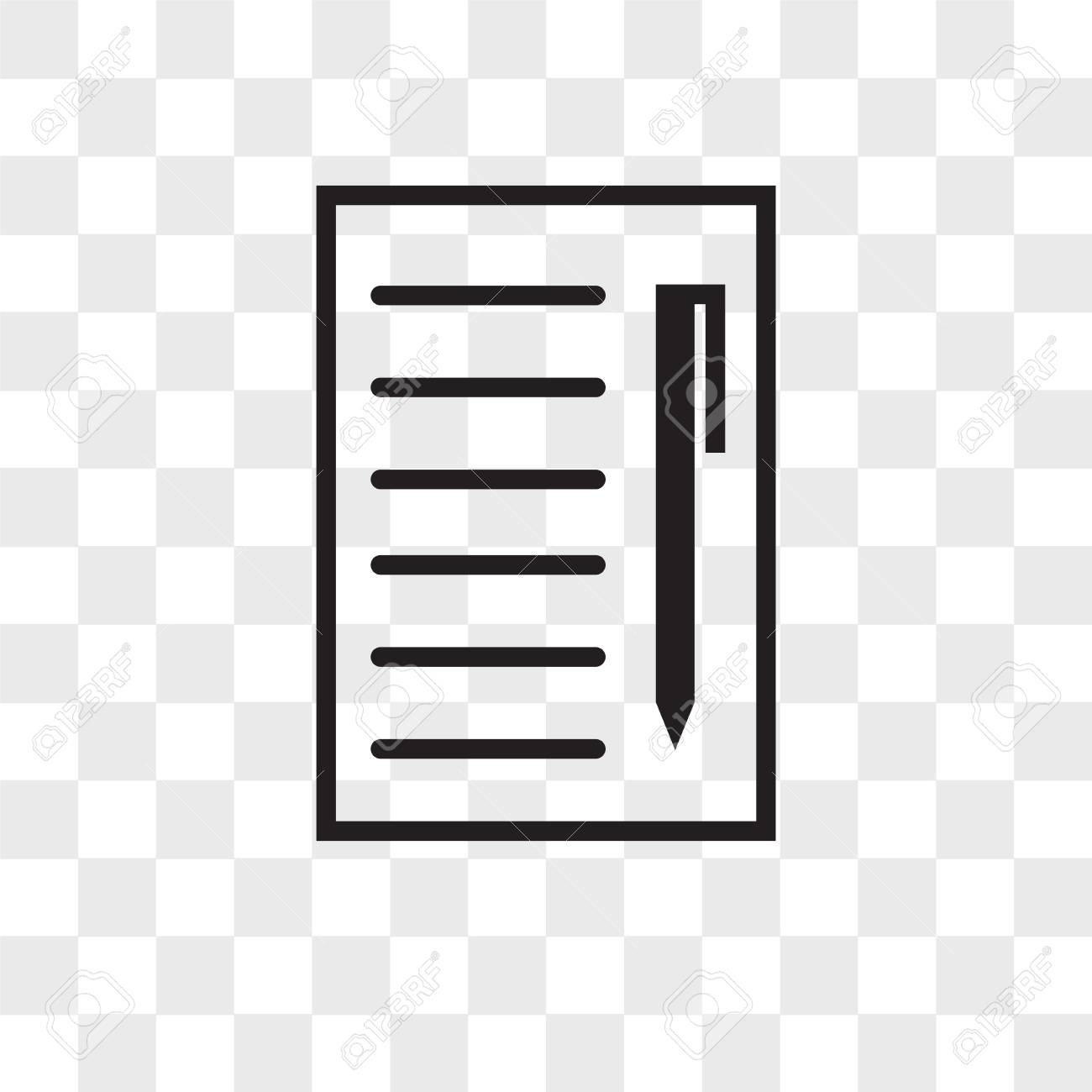 Notebook With Pen Vector Icon Isolated On Transparent Background Royalty Free Cliparts Vectors And Stock Illustration Image 109316637