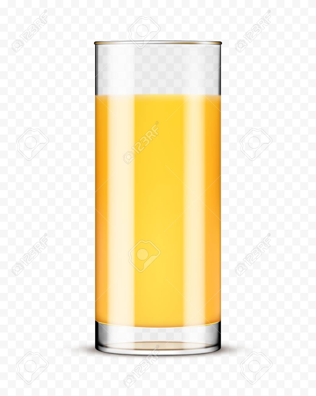 Orange Juice Glass Isolated On Transparent Background Royalty Free Cliparts Vectors And Stock Illustration Image