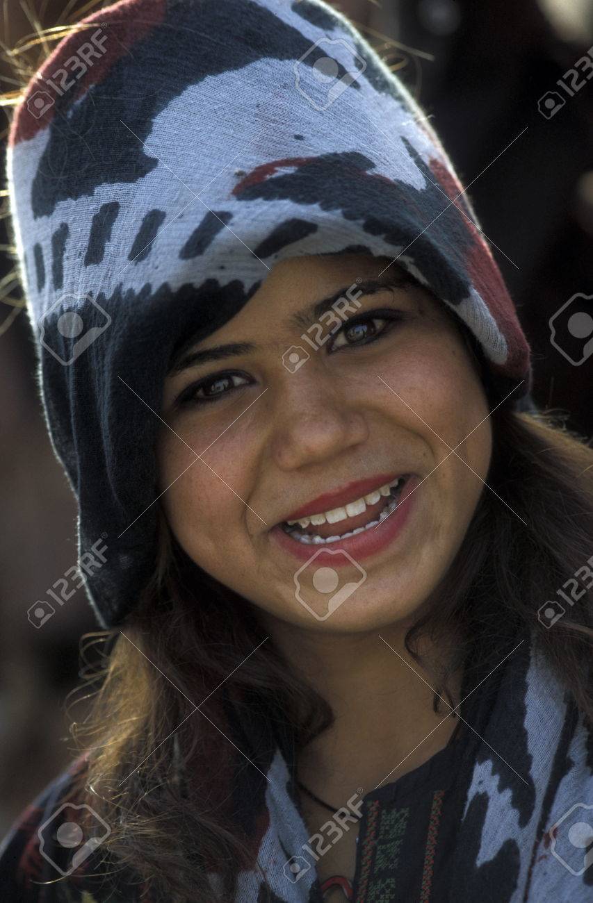 A Bedouin Woman In Palmyra In The Desert Faydat In Syria In The Middle East  In Arabia Stock Photo, Picture And Royalty Free Image. Image 28617786.