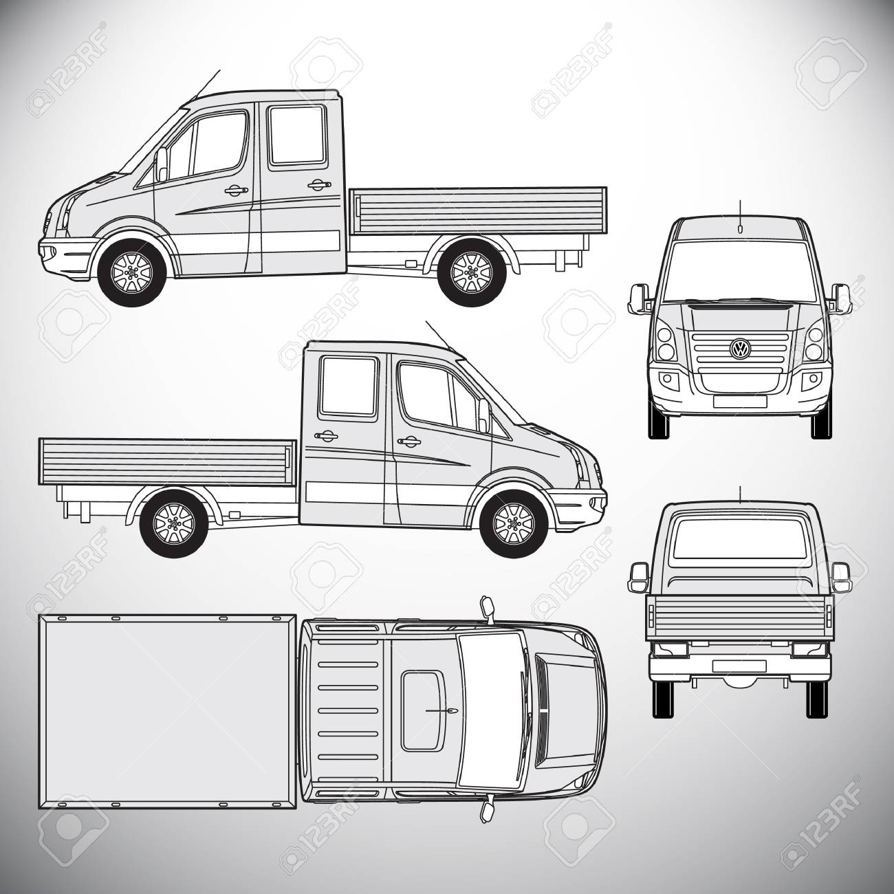automobile template for graphic