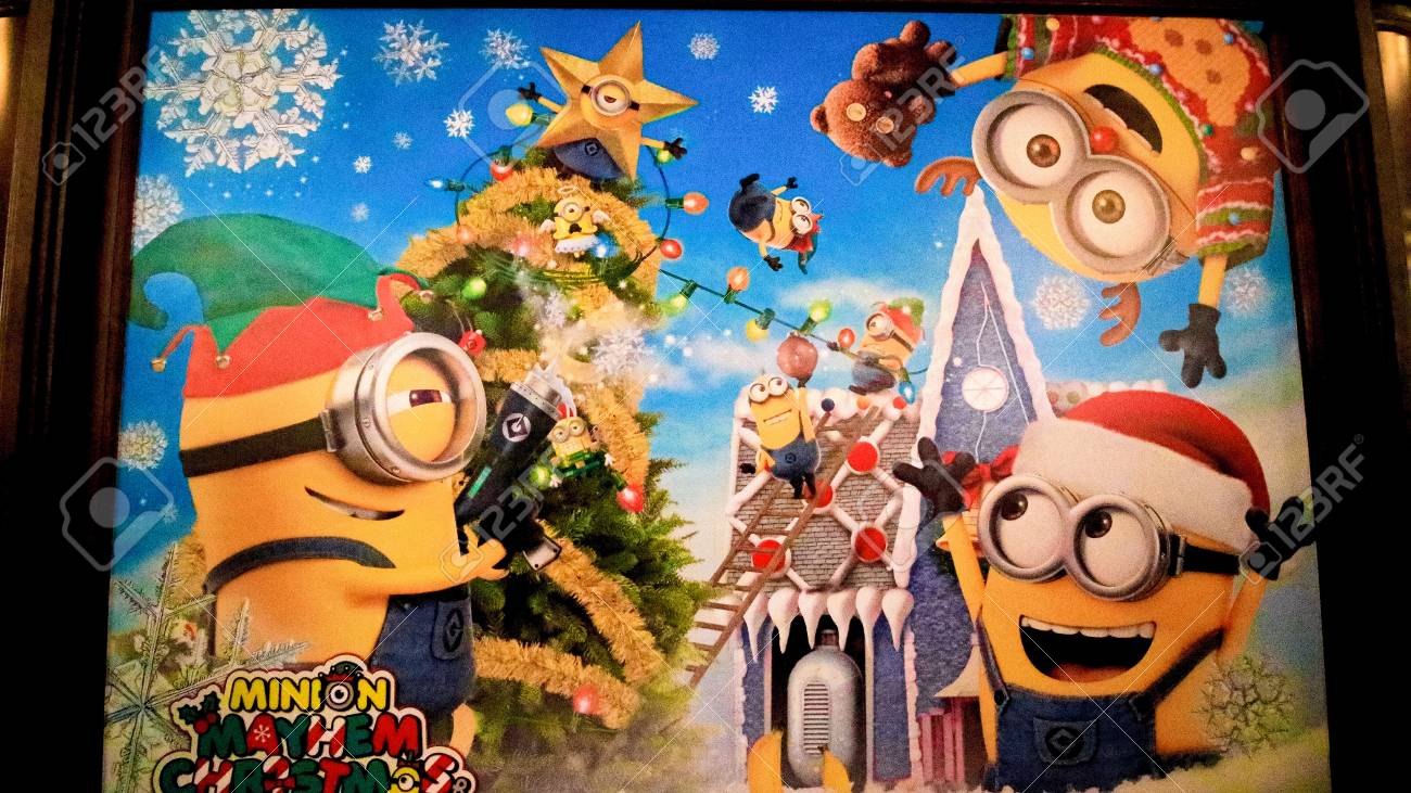 Immagini Minions Natale.Immagini Stock Osaka Giappone 1 Dicembre 2017 Statua Di Happy Minions Situata Negli Universal Studios Japan Minions Sono Personaggi Famosi Dell Animazione Cattivissimo Me Image 91351849