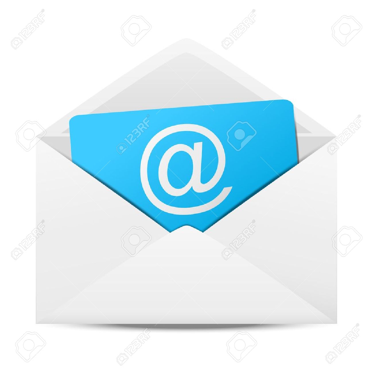 Envelope with paper sheet - concept of email - 15842023 Envelope with paper sheet - concept of email - 15842023
