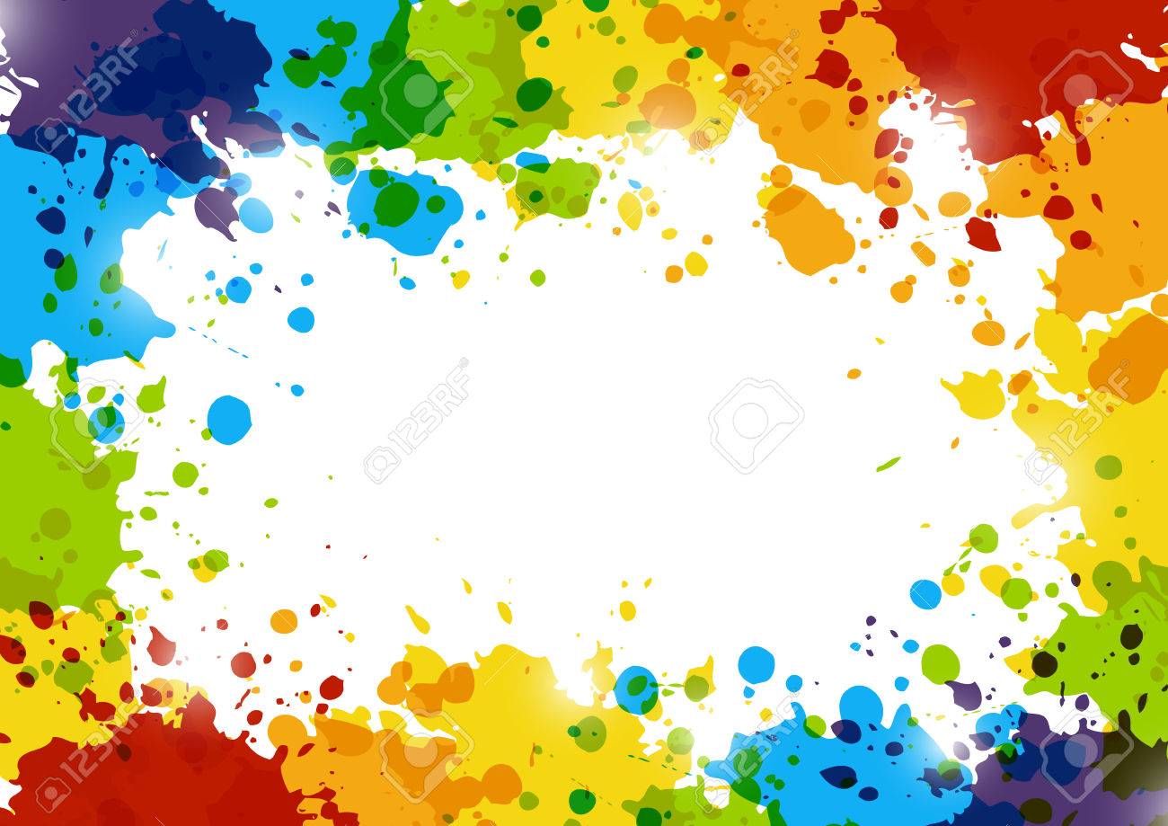 Abstract Background With Rainbow Paint Splashes Royalty Free Cliparts Vectors And Stock Illustration Image 58669060 Tons of awesome rainbow background to download for free. abstract background with rainbow paint splashes
