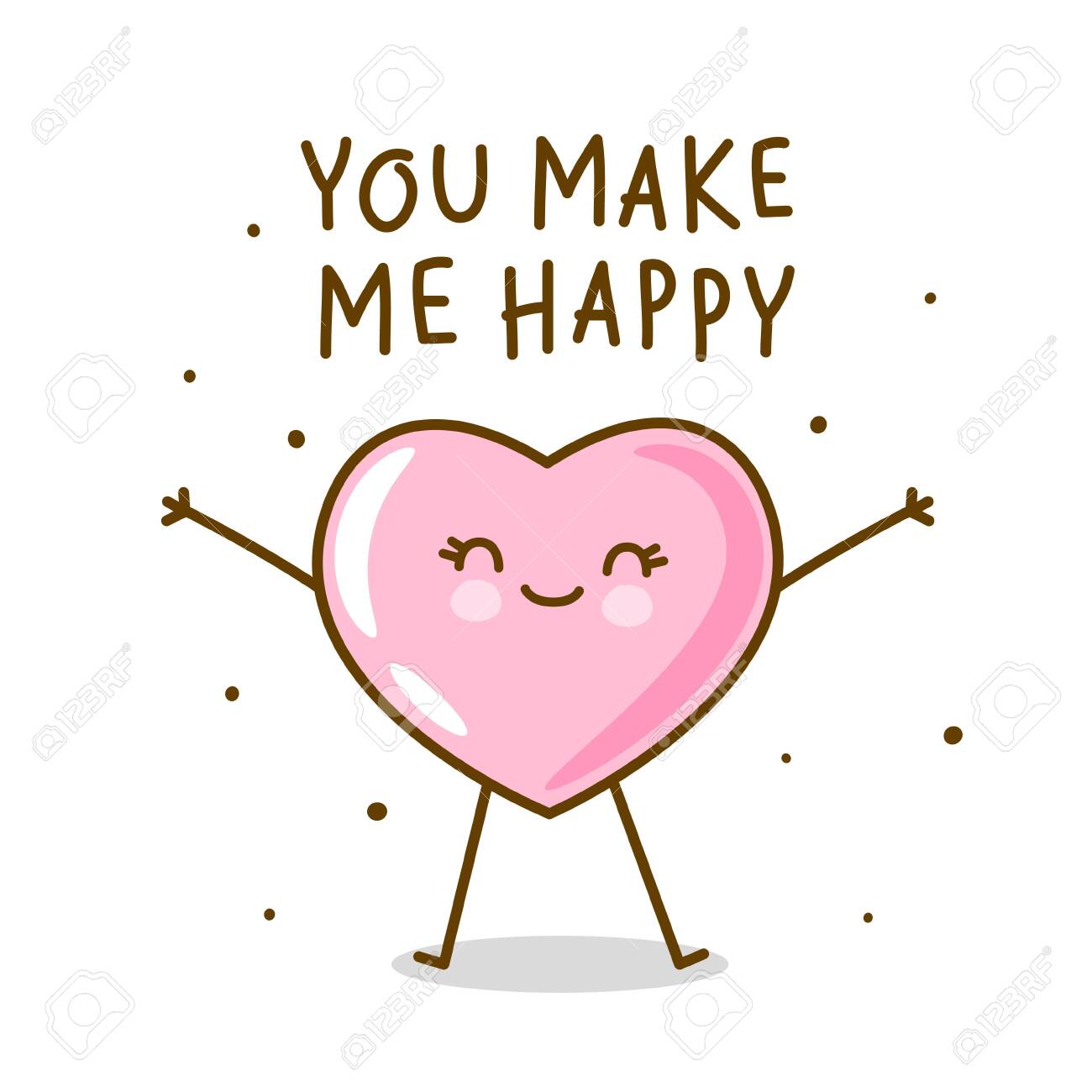 pic Pink Heart Emoji White Background 123rf