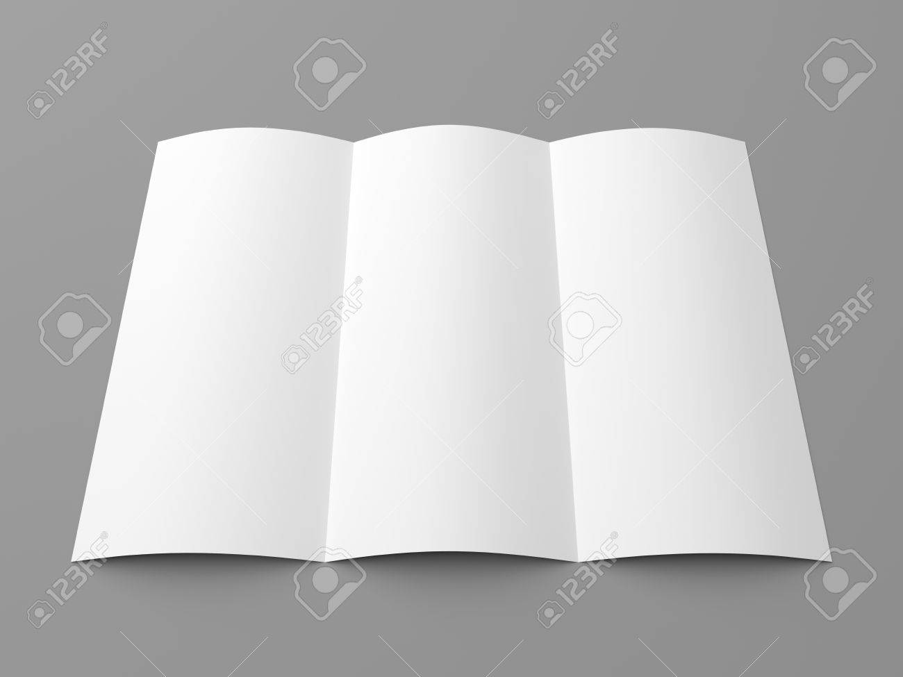 blank leaflet