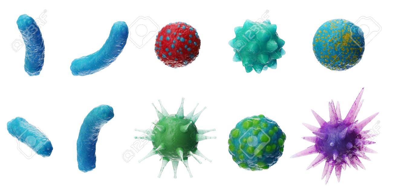 Abstract achtergrond virus. set van virus. virus pictogram set. virus geïsoleerd op witte achtergrond. kleurrijke bacteriën, microben schimmels. pathogene virussen die schade aan een levend organisme veroorzaken. 3d illustratie - 118956201 Abstract achtergrond virus. set van virus. virus pictogram set. virus geïsoleerd op witte achtergrond. kleurrijke bacteriën, microben schimmels. pathogene virussen die schade aan een levend organisme veroorzaken. 3d illustratie - 118956201