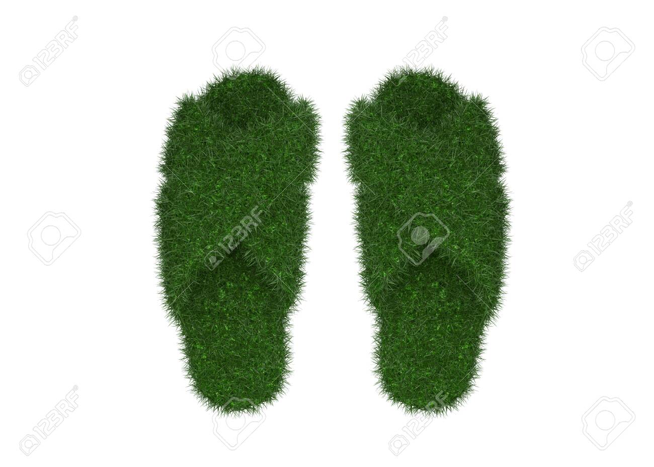 green grass slippers