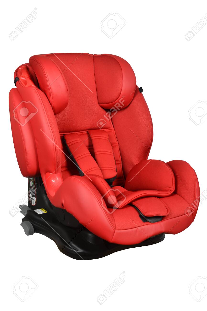 red car seat