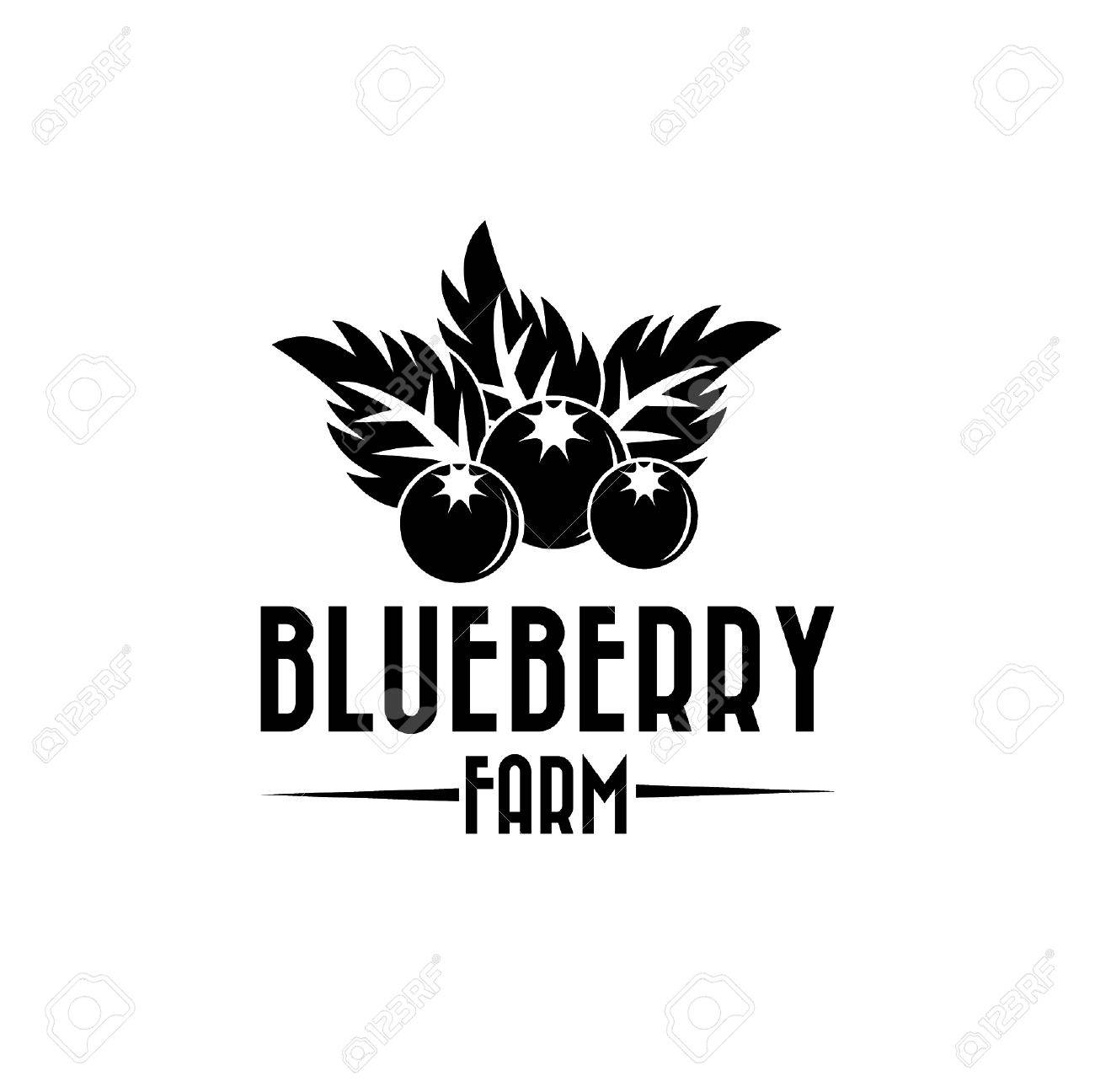 ブルーベリー農場イラストのイラスト素材 ベクタ Image