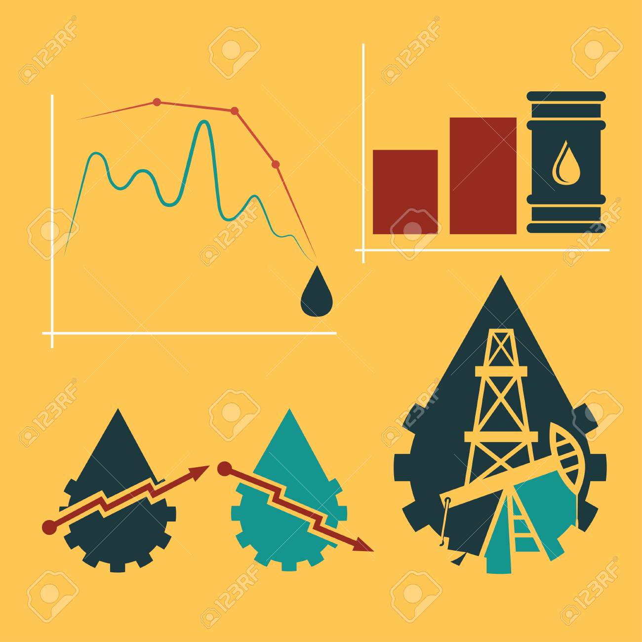 Stock prices are on the rise clipart Clearance