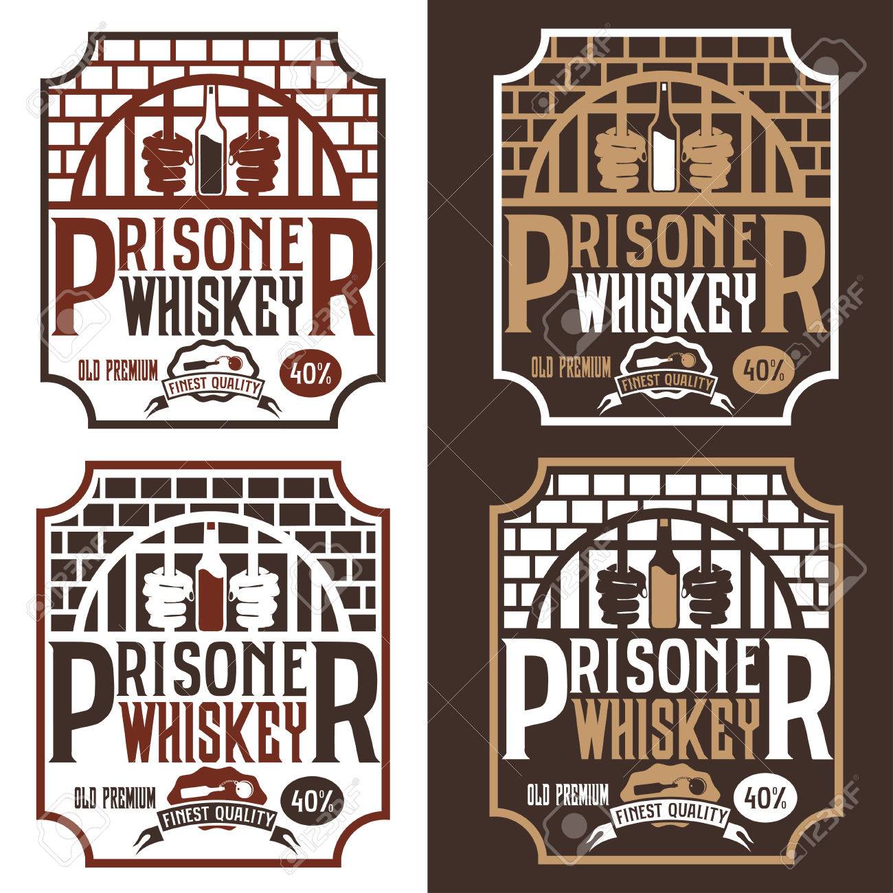 whiskey label template