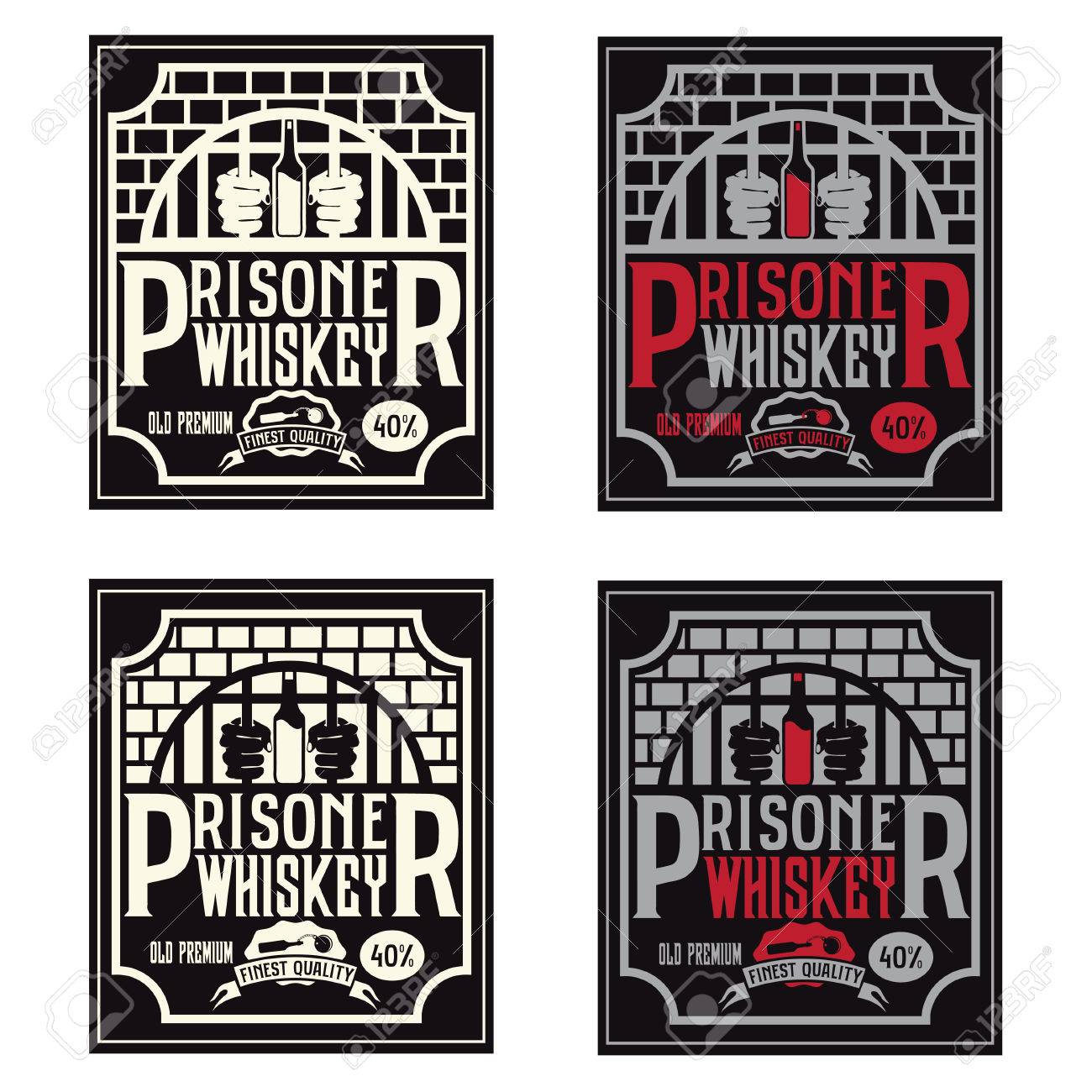whiskey label template