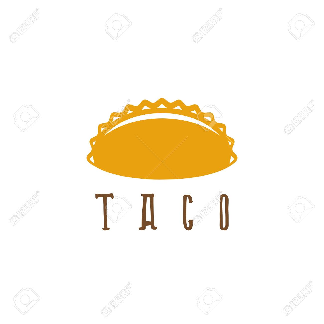 vector design template of taco mexican food royalty free cliparts