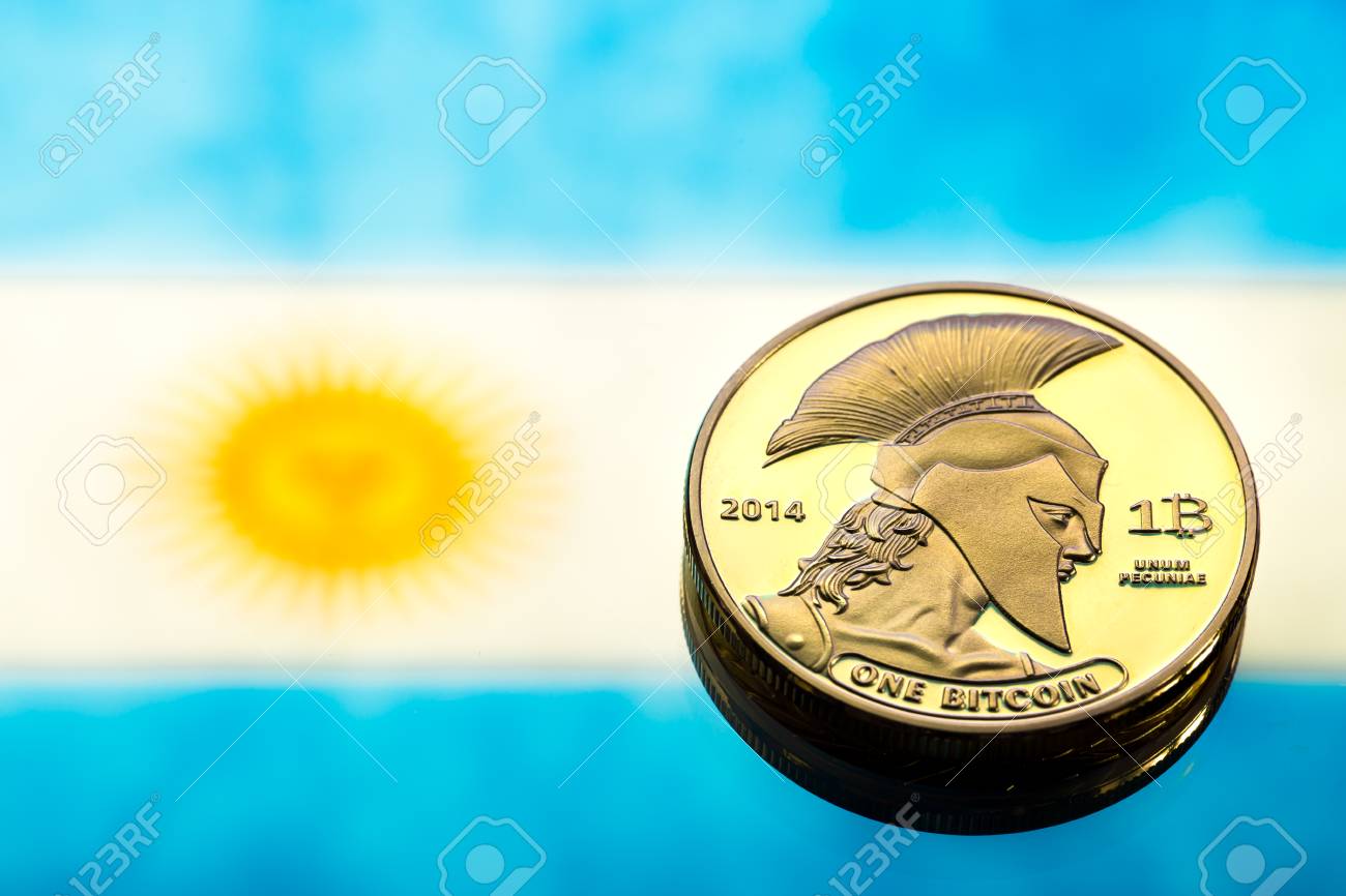 Coins Bitcoin, Against The Background Of Argentina Flag, Concept Of Virtual  Money, Close-up. Conceptual Image Of Digital Crypto Currency. Stock Photo,  Picture and Royalty Free Image. Image 94030658.