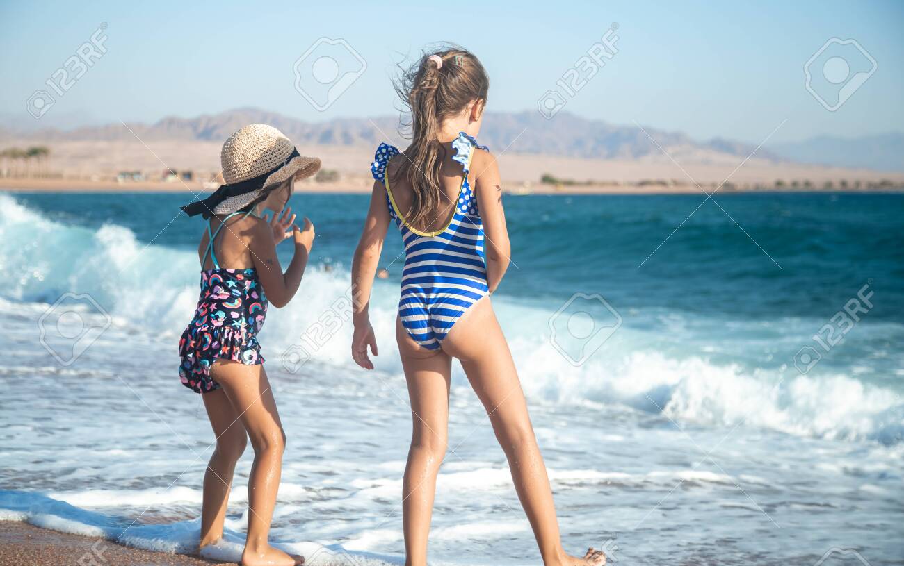 two little girls 