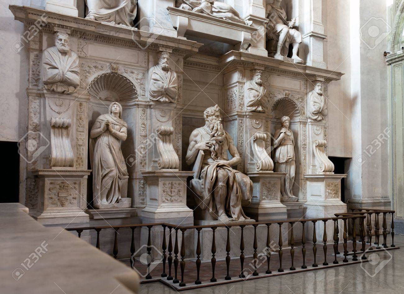Moses By Michelangelo In San Pietro In Vincoli Rome Italy Stock Photo Picture And Royalty Free Image Image