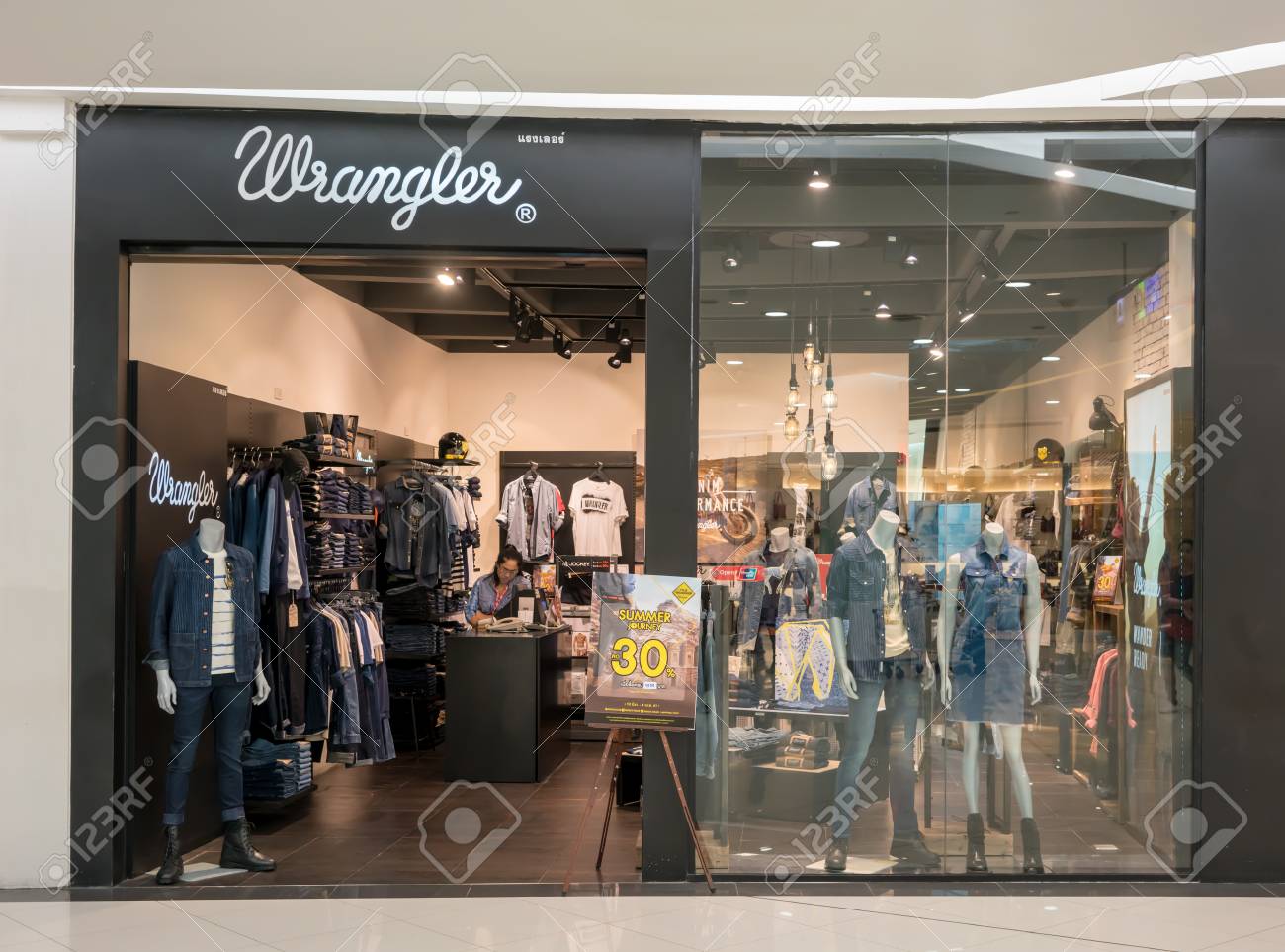 wrangler jeans showroom