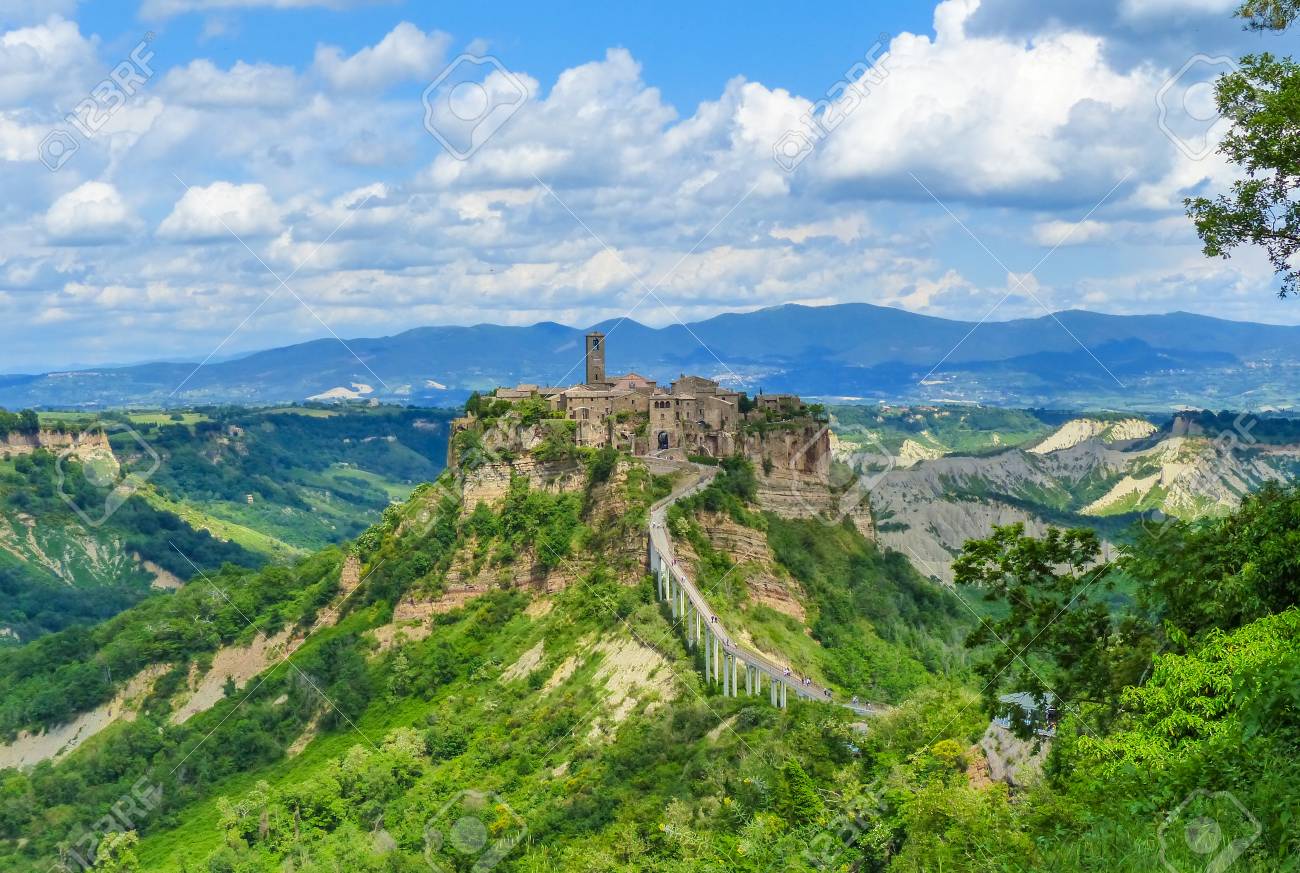 Civita Di Bagnoregio Viterbo Lazio Central Italy The Famous