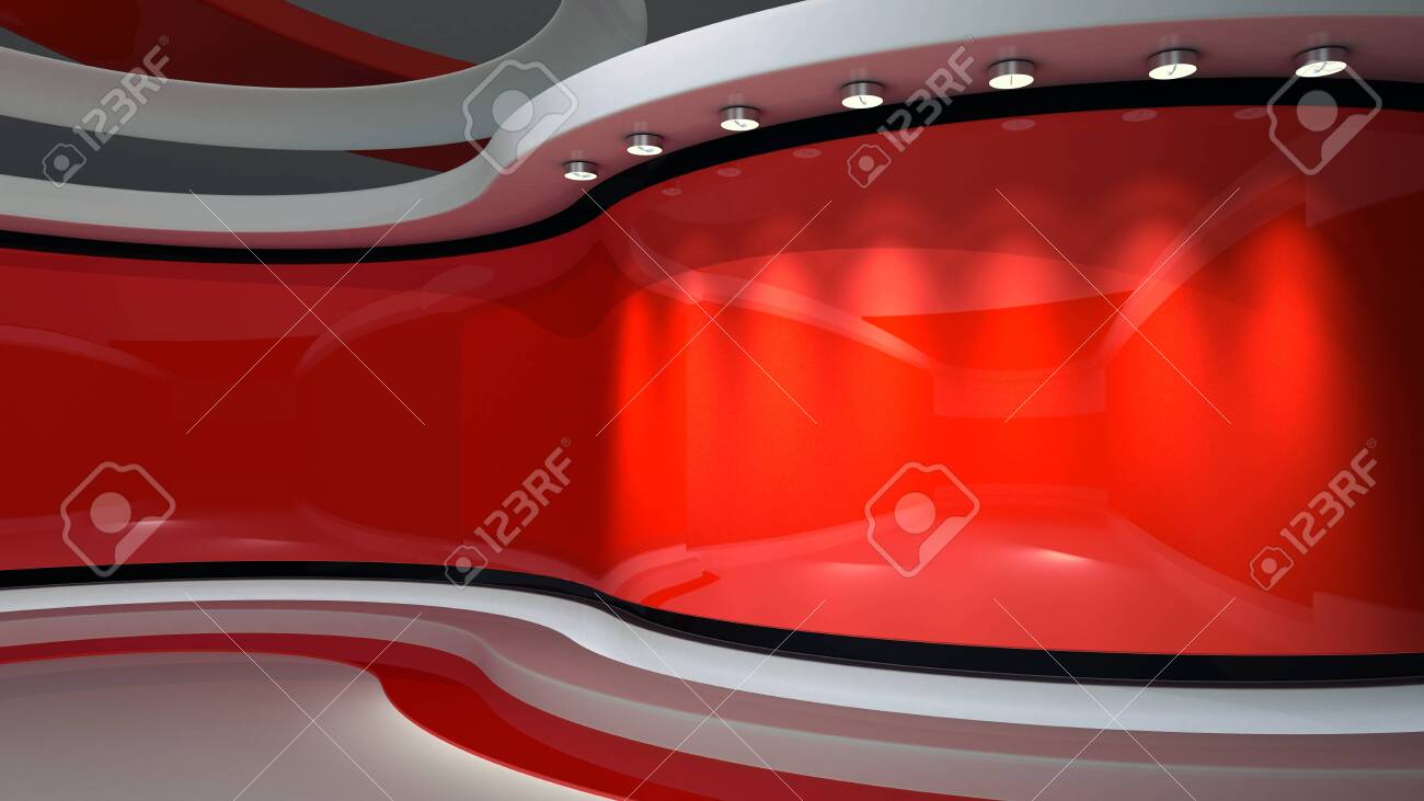 Red Studio Red Backdrop News Studio The Perfect Backdrop For Any Green Screen Or Chroma Key Video Or Photo Production Breaking News 3d Rendering Stock Photo Picture And Royalty Free Image Image