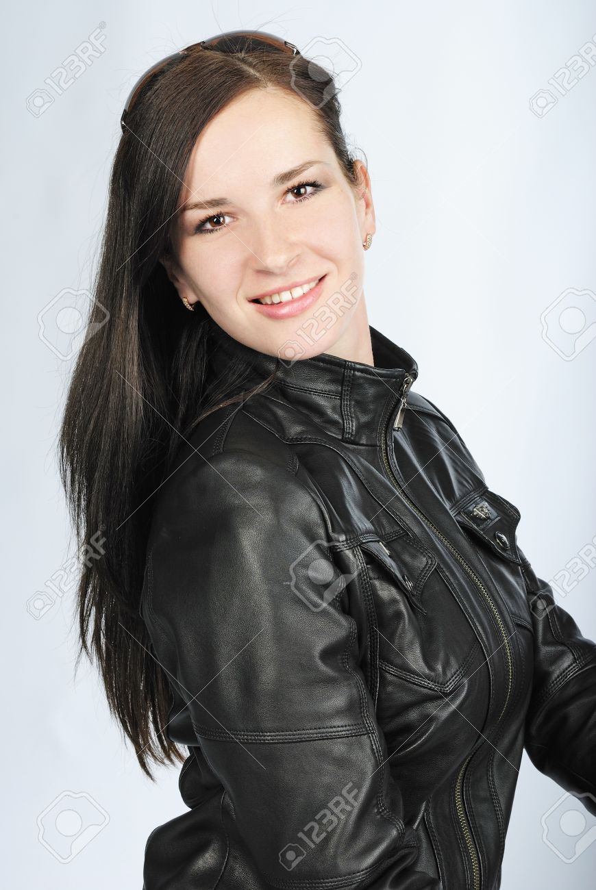 beautiful leather jacket