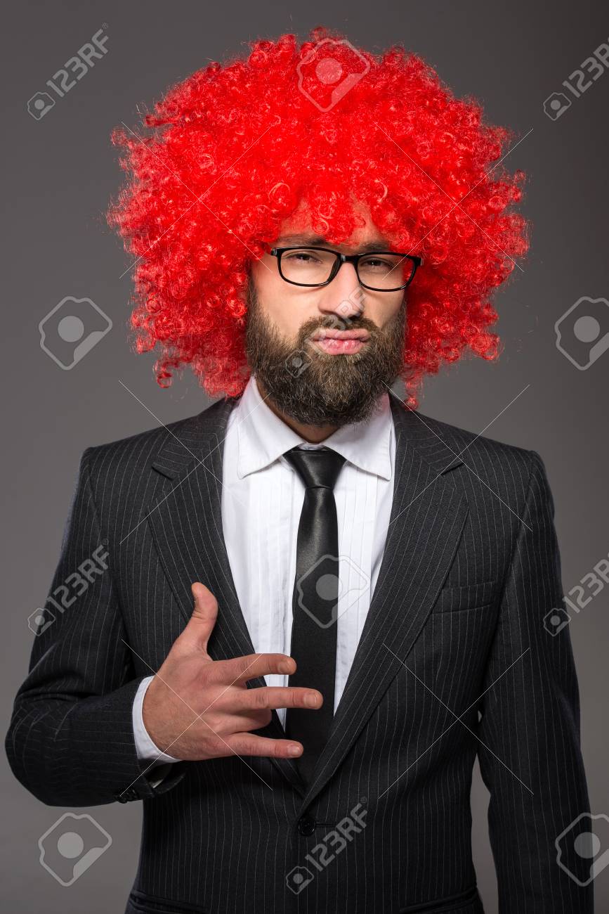red wig guy