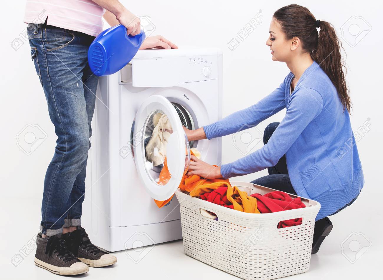 People Doing Laundry People Doing Laundry