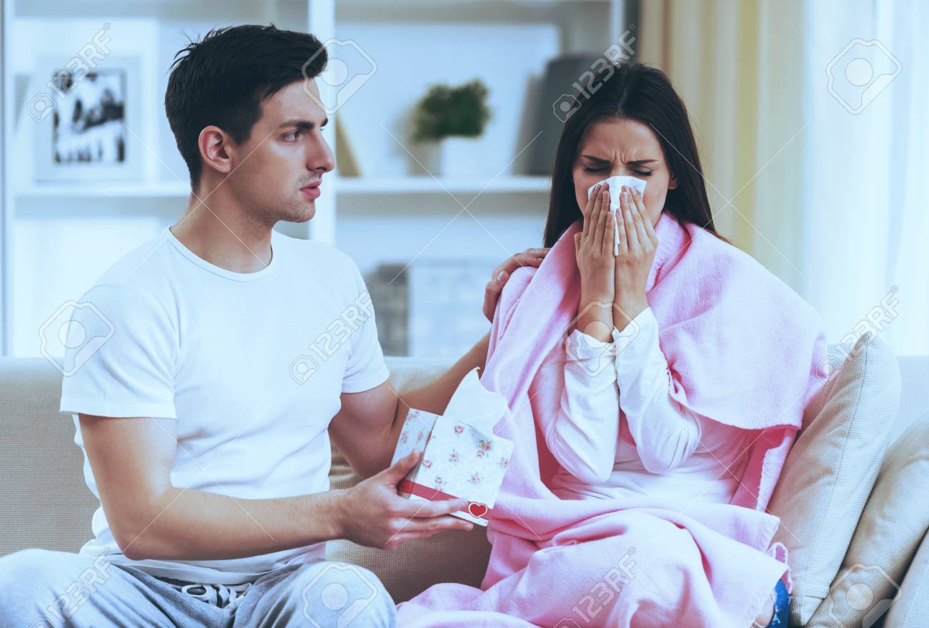 Handsome Male Giving Napkins