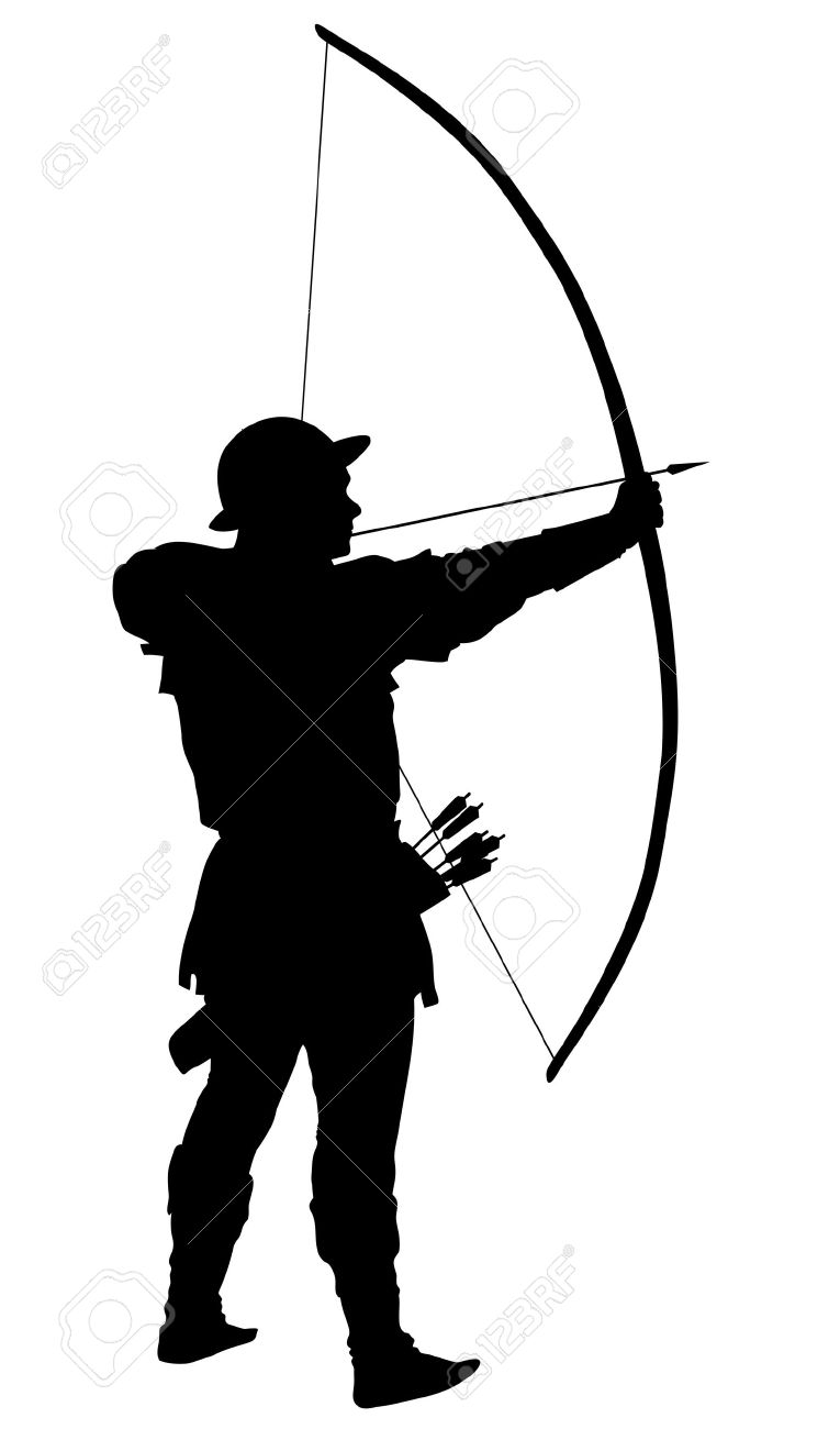 Bogenschutze Mit Pfeil Und Bogen Detaillierten Vektor Silhouette Lizenzfrei Nutzbare Vektorgrafiken Clip Arts Illustrationen Image 29420930