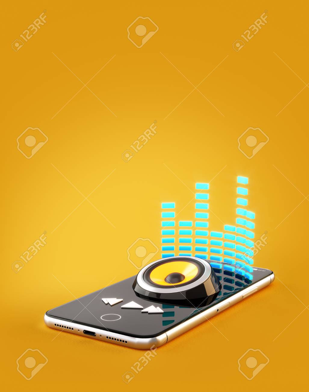 music downloading application Shazam app for music editorial image. Image of famous 74945370.