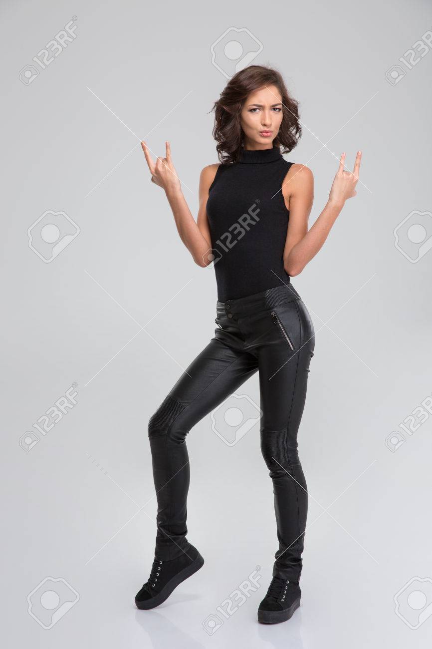 rock n roll leather pants