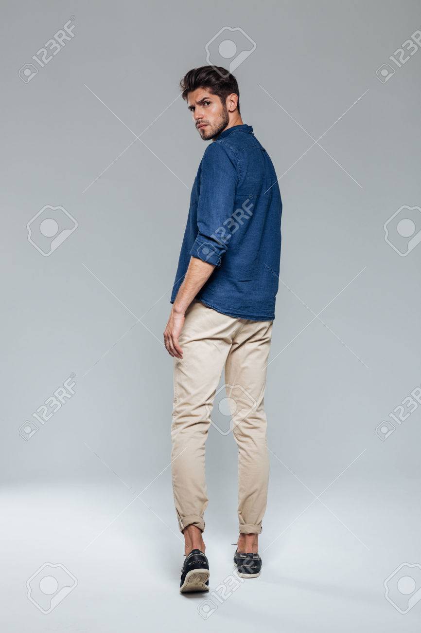 back view portrait of
