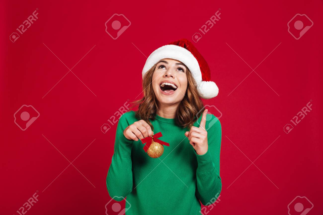 burgundy christmas hat