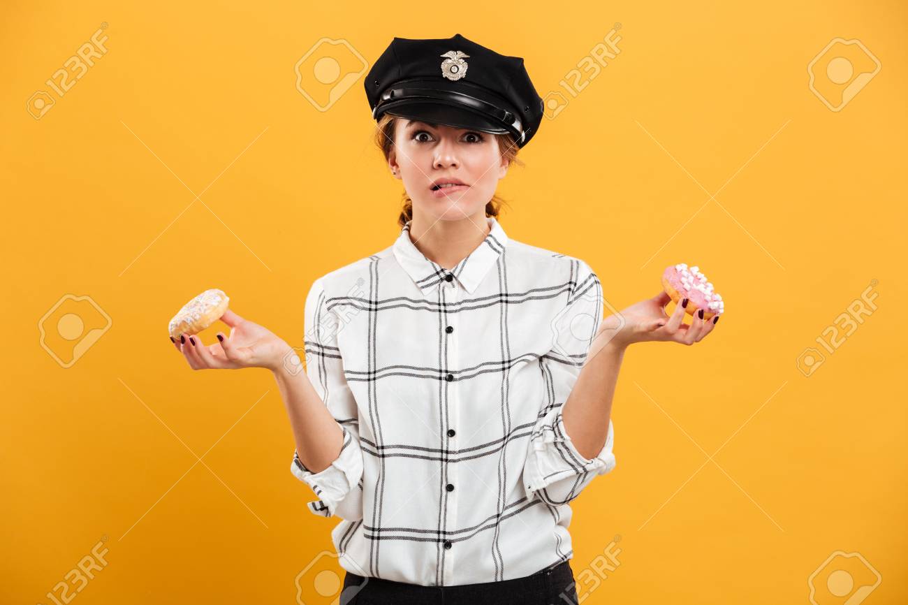 Image result for donuts policewoman