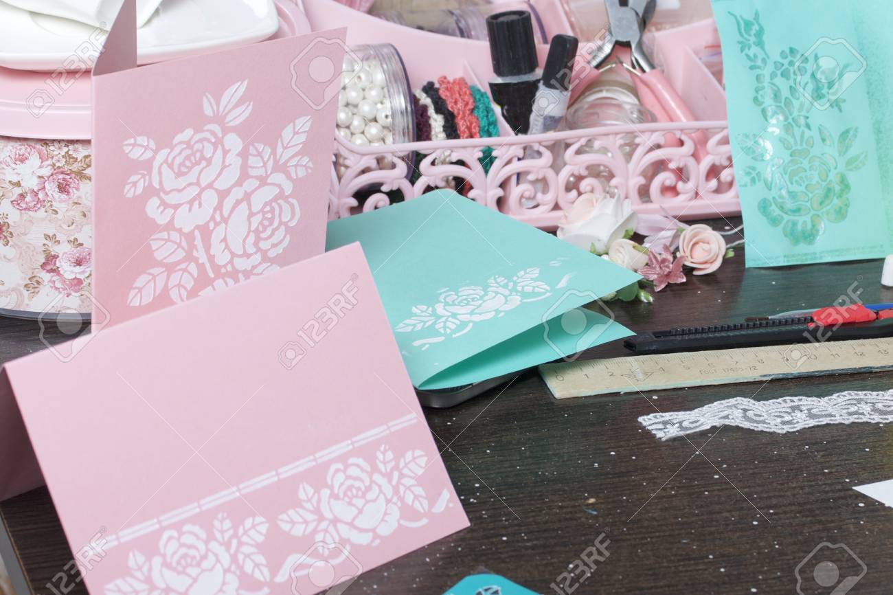 making greeting cards from paper cardboard and tape making greeting cards