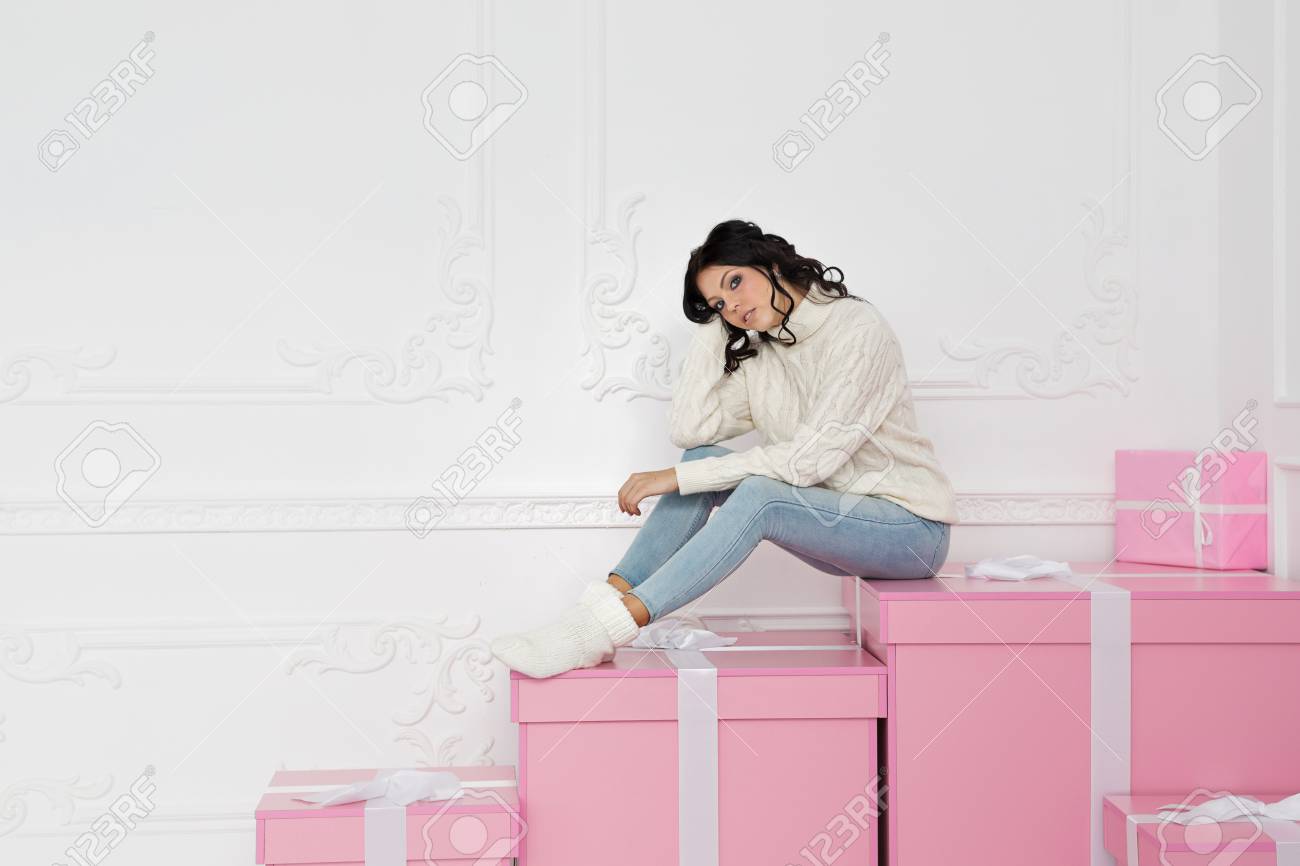 Cute Teen Girl Long Socks